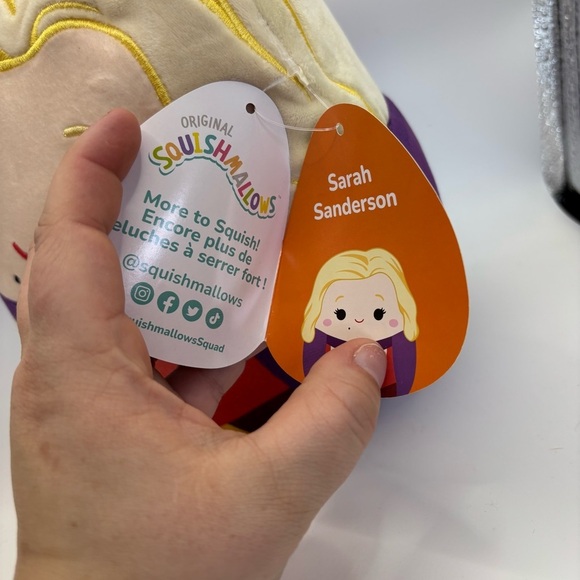 Disney Squishmallow Hocus Pocus 8” SARAH Sanderson PLUSH NEW - Picture 5 of 5